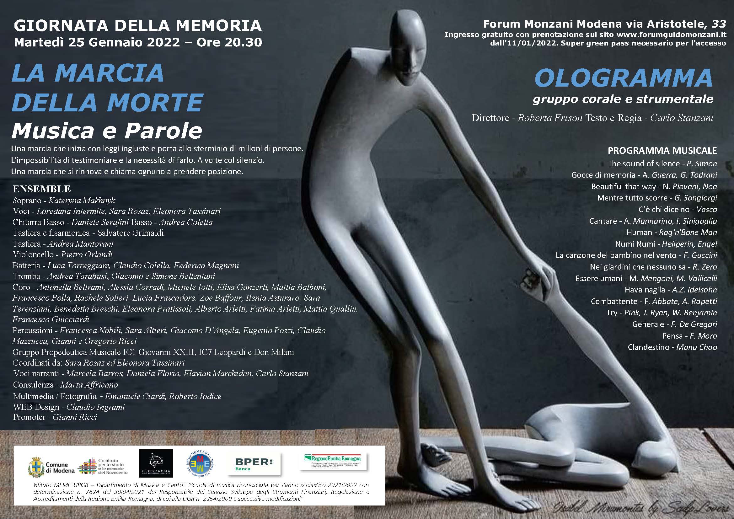 OLOGRAMMA in concerto “La Marcia della Morte”