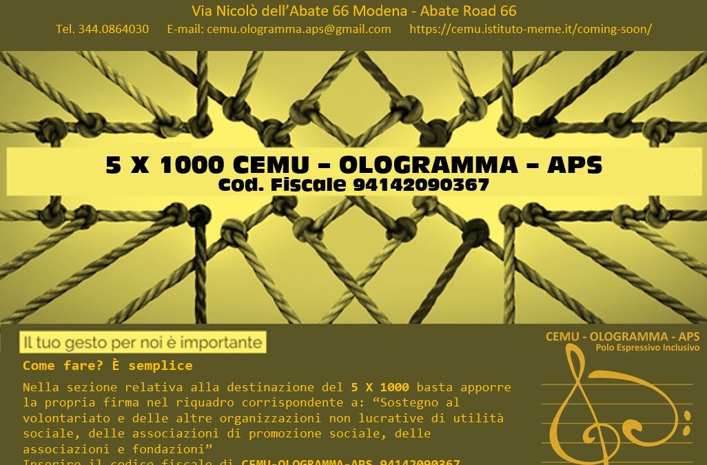 5 x Mille CEMU – OLOGRAMMA – APS C.F.94142090367