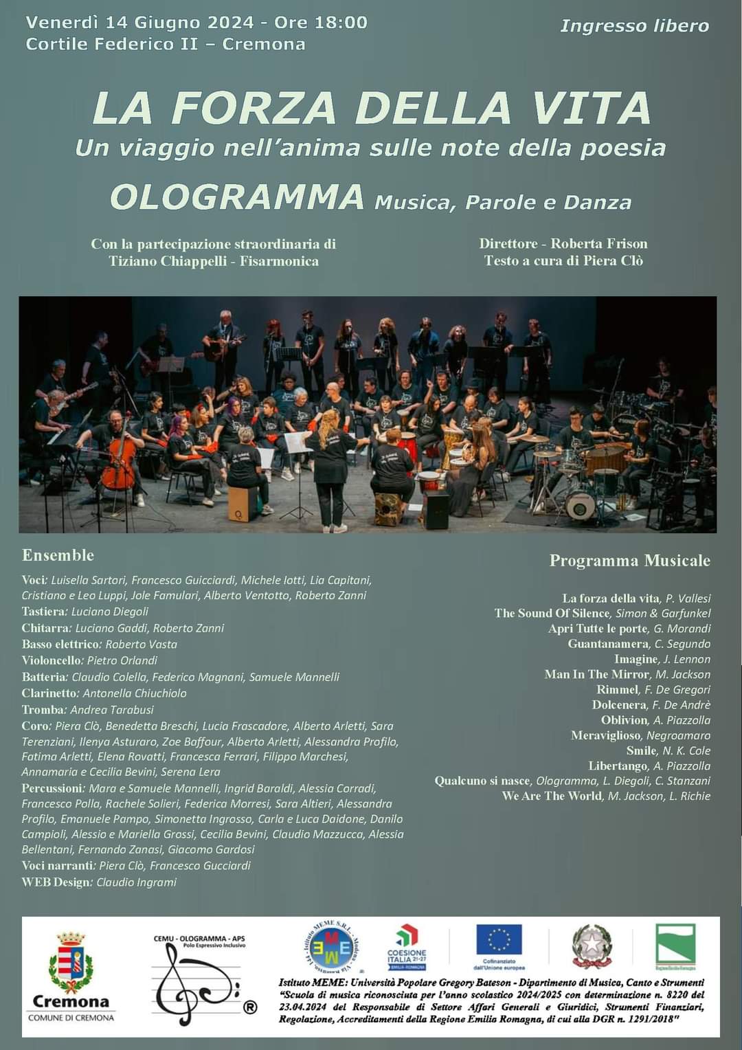 OLOGRAMMA – La forza della vita – Cremona